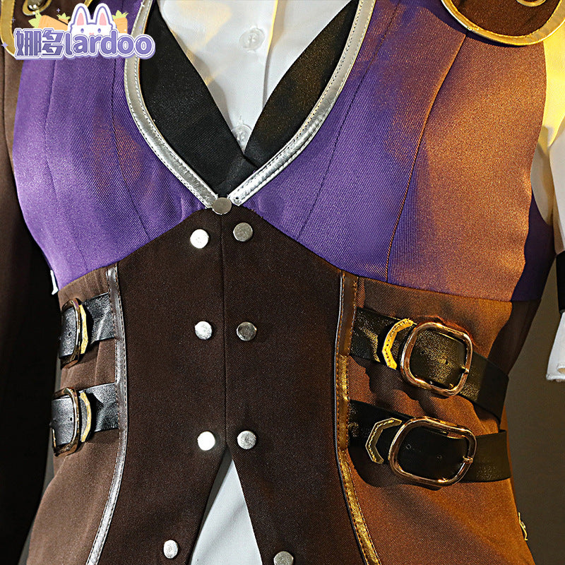 Game LOL Caitlyn Cosplay Costumes The Sheriff of Piltover Arcane Caitlyn Suit Halloween Carnival League of Legends Caitlyn