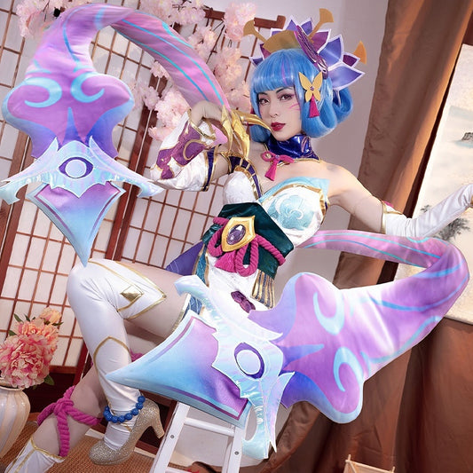 LOL League of Legends Soul Lotus Cinderella cosplay costume and style cosplay game costume