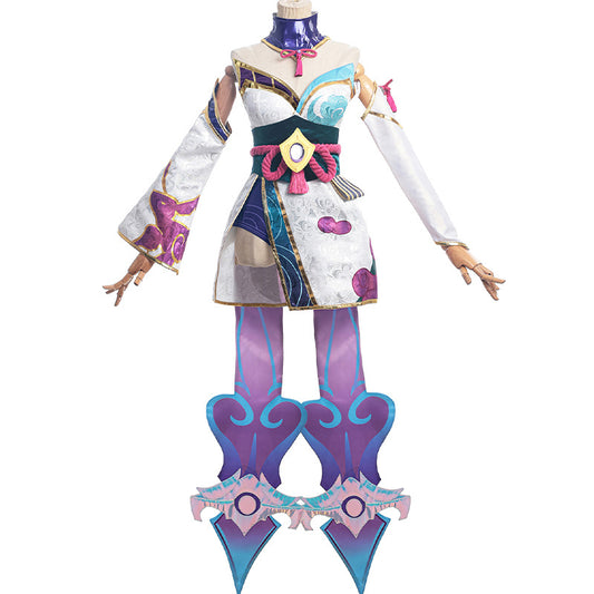 LOL League of Legends Soul Lotus Cinderella cosplay costume and style cosplay game costume